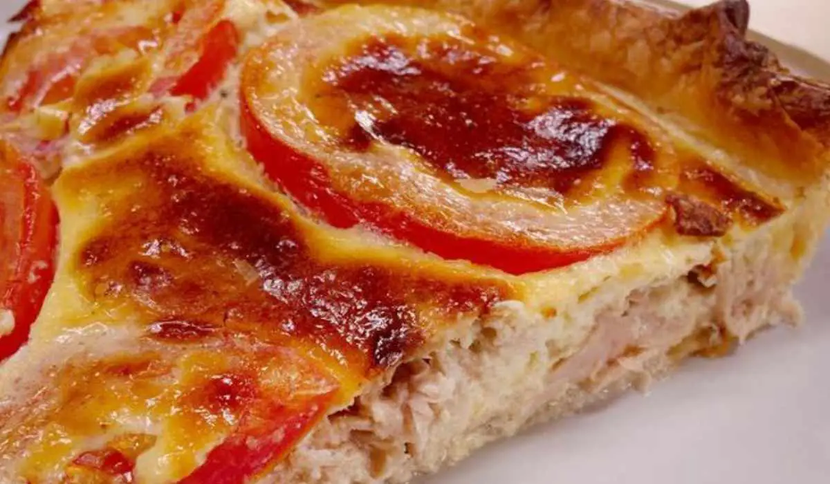 Tarte thon, tomate et moutarde